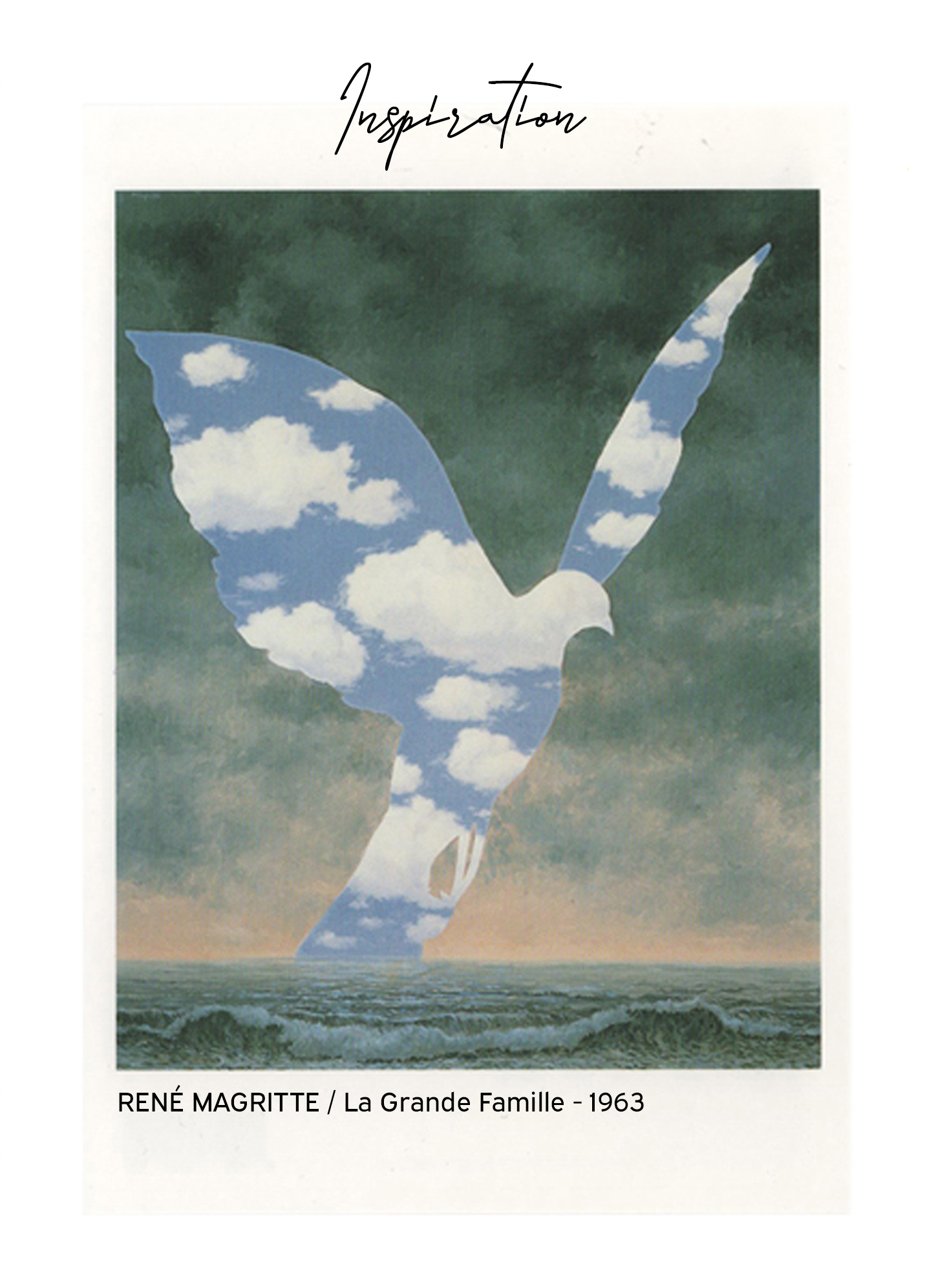 Inspiration Camille Wagner Paris Rene Magritte Tableau La Grande Famille 1963 Camille Wagner Paris